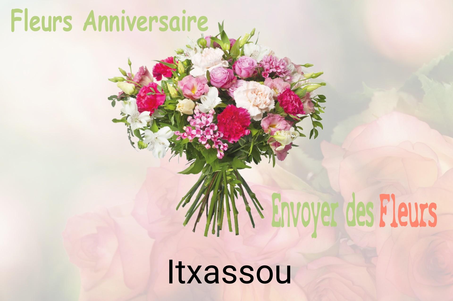 Bouquet de fleurs d’anniversaire livré à Itxassou