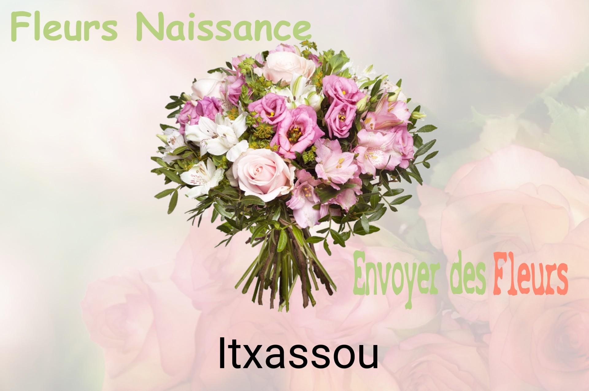 Bouquet de fleurs de naissance livré à Itxassou